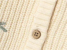 Lil Atelier birch blomsterbroderi strik cardigan